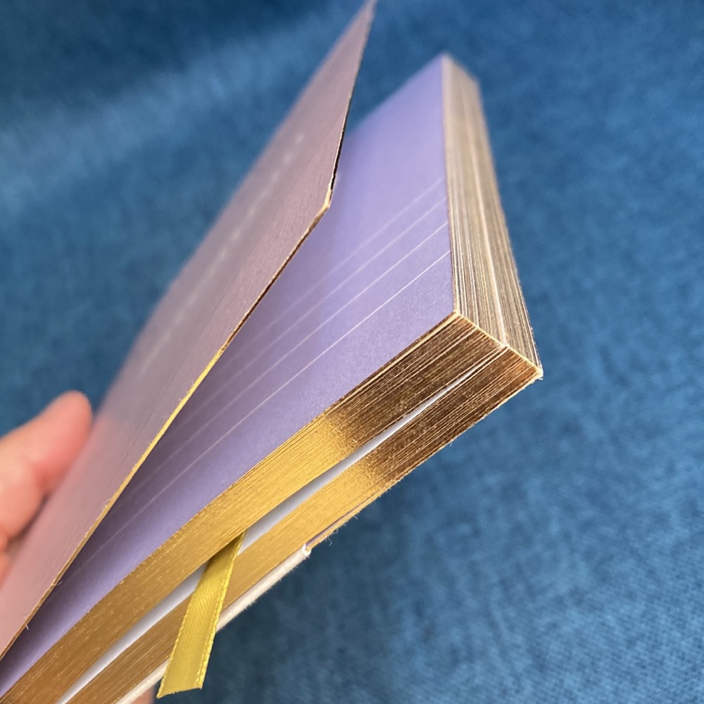 Guided Journal, Lavender purple and gold, NWT
